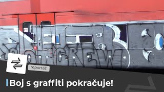 Dopravci stále bojují s graffiti | REPORTÁŽ