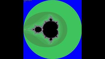 quasiregular Mandelbrot set zoom video