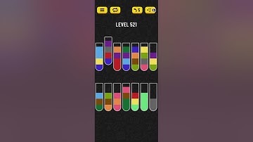 water sort puzzle level 521