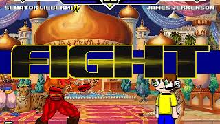 Senator Lieberman vs James Jerkenson MUGEN BATTLE