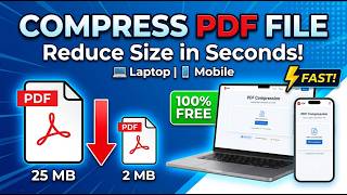 How to Compress PDF File Size on Laptop & Mobile (Free & Easy)
