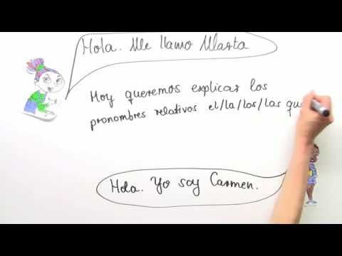 Spanisch Relativpronomen Spanisch Grammatik Youtube