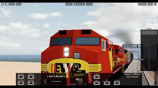 ROBLOX Game : Rails Unlimited The Runaway Train UNSTOPPABLE  777 & 767