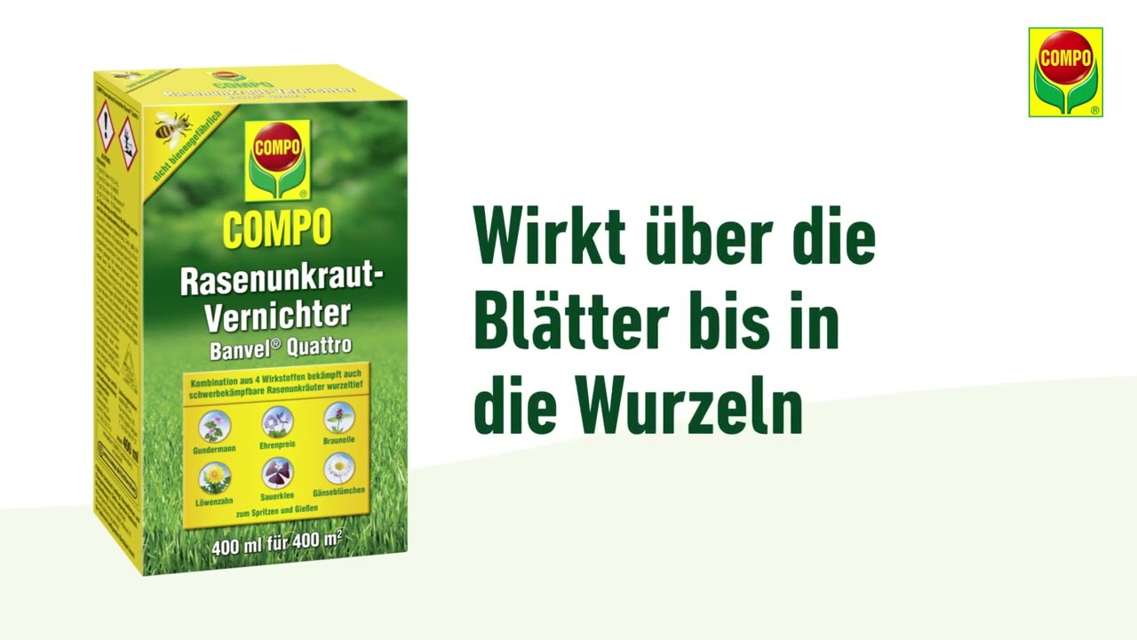 COMPO Rasenunkraut-Vernichter Banvel Quattro