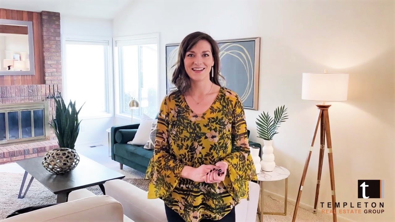 Staging Tutorial: How to Stage a Mid-century Family Room that Hasn't Been Updated