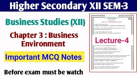 class 12 Bstd semester 3 suggestion 2025 | hs 3rd semester business studies suggestion 2025