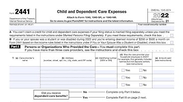 IRS Form 2441 walkthrough - ARCHIVED COPY - READ COMMENTS ONLY