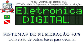 Conversão de outras bases para decimal - Sistemas de numeração #3/8 - Eletrônica Digital