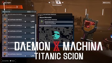 Daemon X Machina: Titanic Scion - 07. Tutorial: Treasure Hunting with Beacons