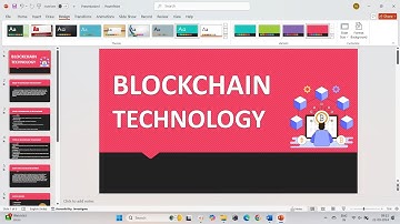 How to Make a PPT Presentation on Blockchain Technology | How to make PowerPoint presentation |