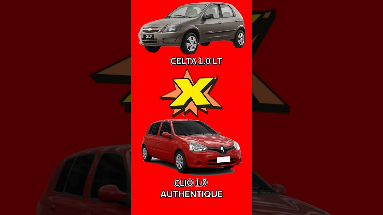 CELTA OU CLIO QUAL É O MELHOR? 