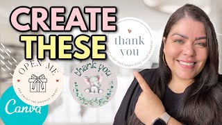 How To Make Stickers With Canva | Canva Stickers | Digital Stickers Canva | Canva Tutorial