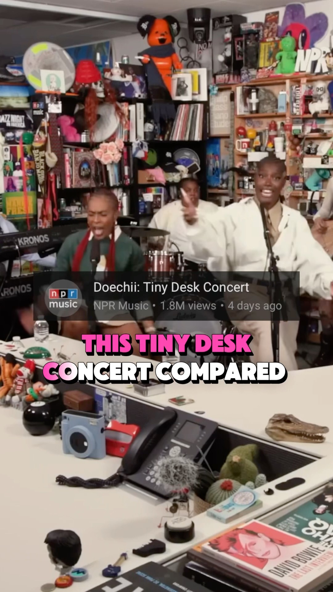 Tiny Desk vs. Original Songs: Doechii (part 2) 🐊 #llusionmusic