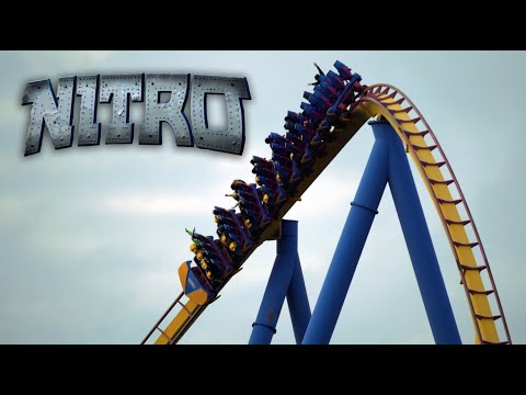 Vidéo: Nitro à Six Flags Great Adventure - Coaster Review