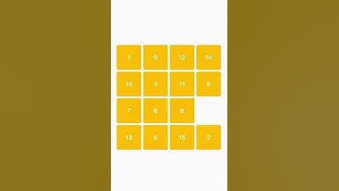 Classic Sliding Puzzle Game For Flutter Puzzle Hack