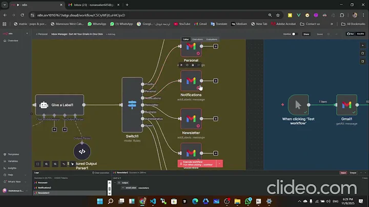 Automate Your Inbox with AI | n8n Workflow to Auto-Label Emails in Gmail