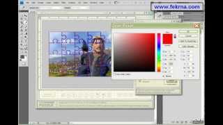 شرح فلتر Puzzle في فوتوشوب - منتدى فكرنا