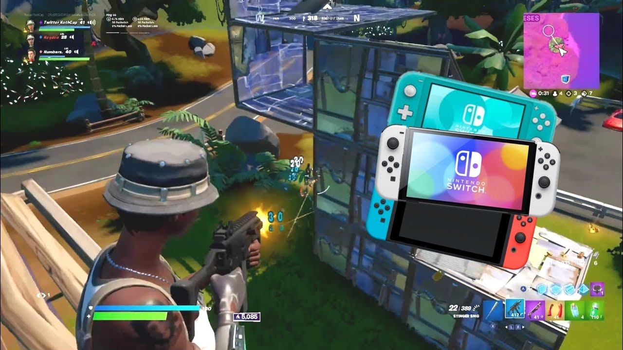 Nintendo Switch OLED Fortnite Chapter 3 Arena Gameplay (4K 60FPS) - YouTube
