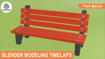 Blender Tutorial || Blender Modeling Park Bench (Low Poly)