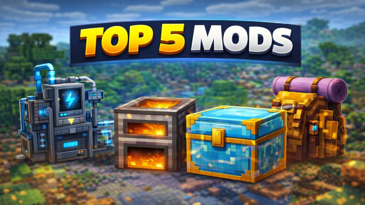 TOP 5 MODS PARA DEIXAR SEU MODPACK PERFEITO | Minecraft - YouTube