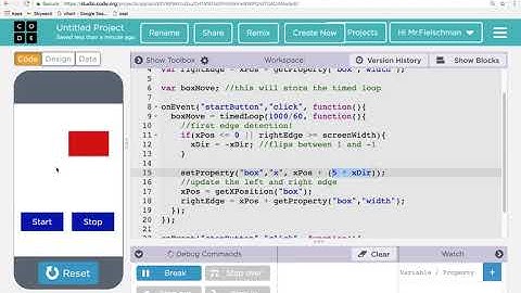 App Lab Timed Loops (cool trick!)