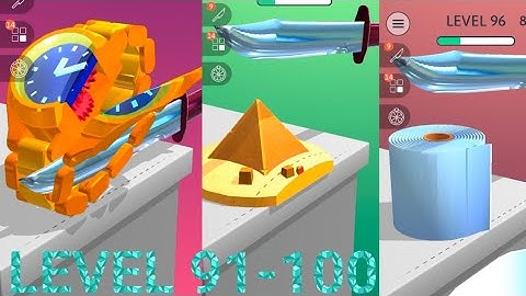 Relaxing and Satisfying Slicing ASMR Game | GM Official ASMR | LEVEL 91-100