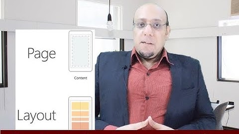 Xamarin forms pages and layout برمجة تطبيقات الجوال- الفرق بين