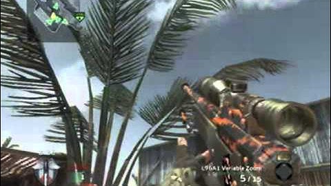 Call of Duty: Black Ops -  Cross map No Scope Killcam