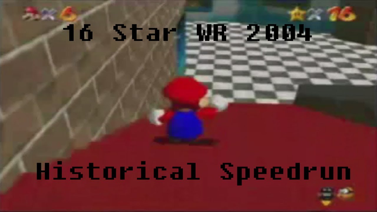 Super Mario 64 16 stars 