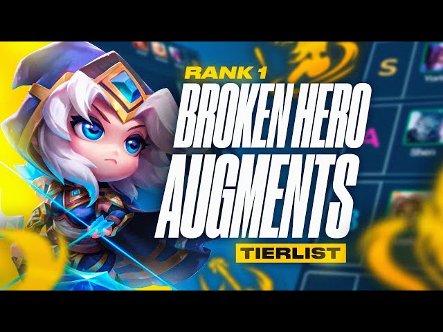 I Made a Tierlist of the Broken Hero Augment Comps! | TFT Guide class=
