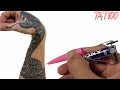 AWESOME Life Hack - How to make a Mini Tattoo Machine using DC Motor and Pen at home (DIY)