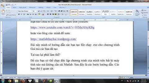nhận làm đồ án lập trình matlab - Tạo file exe cho giao diện GUI trong Matlab