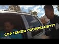 Cop Hating City Official Gets Pulled Over Acts Foolish on Camera