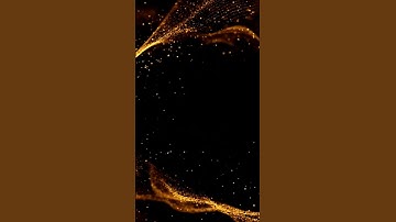 Golden Glitter sparkling background video | golden particles background hd | Royalty Free Footage