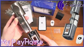 Smart Lock - Fingerprint Reader, Remote & Bluetooth - 1056