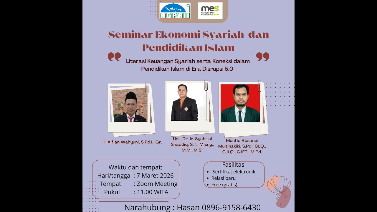 Seminar Ekonomi Syariah dan Pendidikan Islam