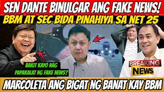 GRABE MARCOLETA BINUNYAG SI BBM SA FAKE NEWS KAY ZALDY CO? SEC VIDA PAHIYA SA NET 25!