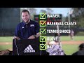 2017 NAIA Showcase Baseball Bag Check