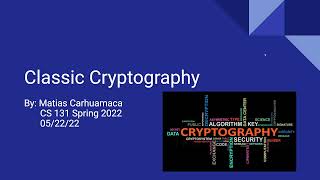 Famous Classic Cryptography -  CS 131 Final Project 2022 Wealth