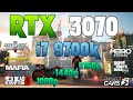 Тест #1 RTX 3070 + i7 9700K в 7 играх на Ультра Настройках l 1080p l 1440p l 2160p l