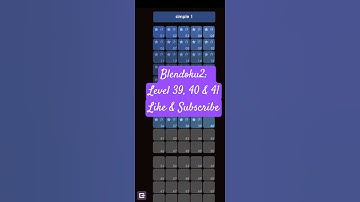 Blendoku2: Level 39, 40 & 41 Walkthrough #games #level #gaming #puzzle #gameplay #androidgames