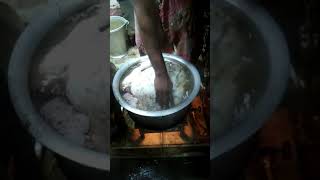 Turkey Meat cutting and processing in chicken shop