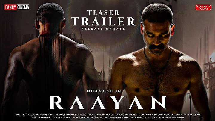 RAAYAN - Official Trailer #D50 | Dhanush | SJ Suryah |Ar Rahman |Sun Pictures #d50 #dhanush