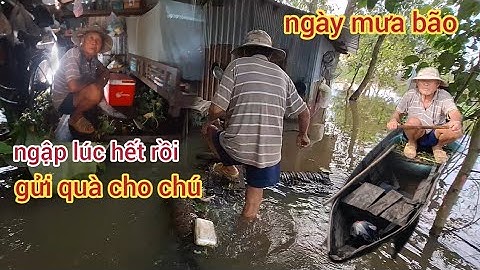 Cảnh khổ..bà con.nước ngập lúc nhà.lúc trại.mùa nước nổi.an giang.lũ thượng nguồn Campuchia 