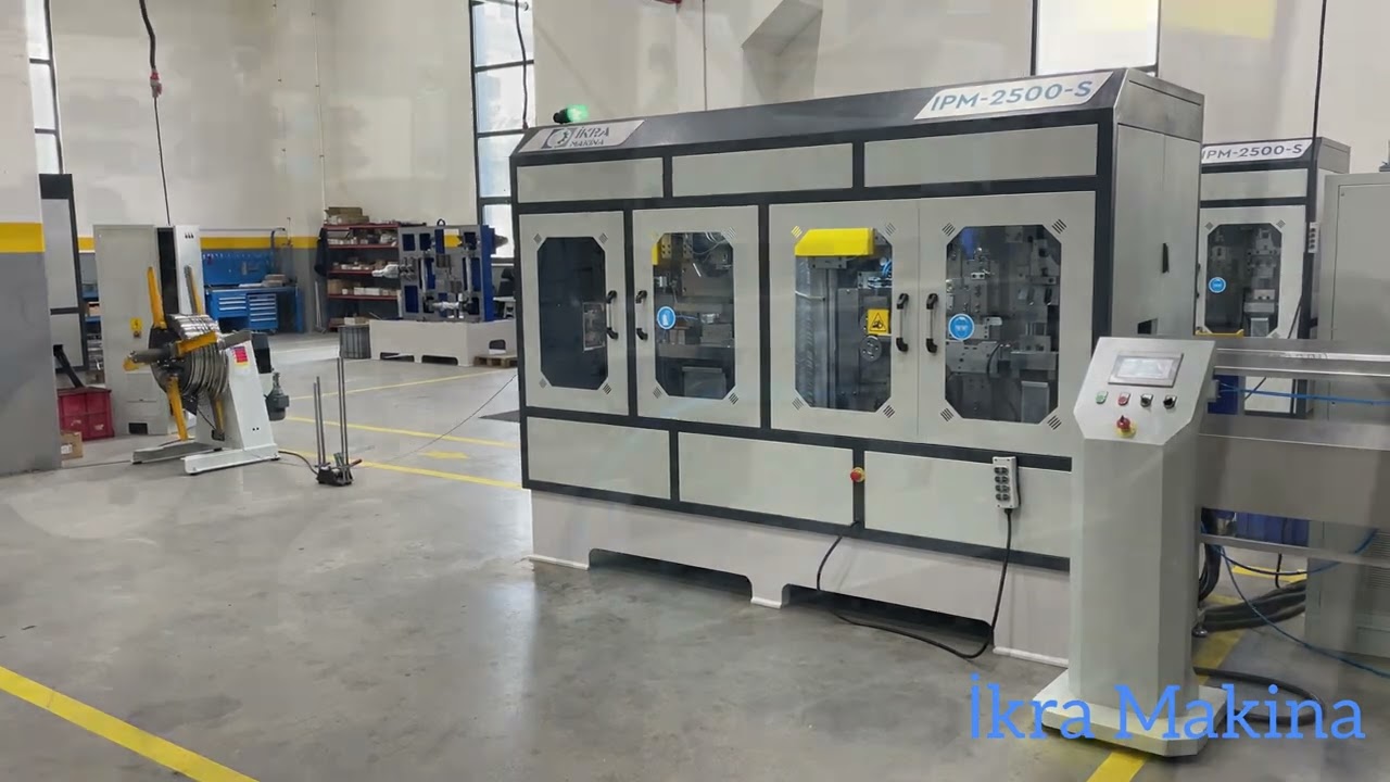 iKRA MAKiNA Wire And Strip Forming Machines IPM 2500-SS Flat Wire Conveyor Belts  Machine