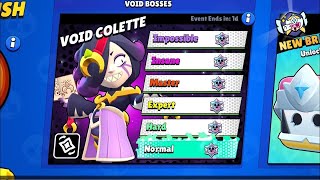 brawl stars :Void colette Boss Fight Gameplay