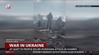 Dozens of people killed in Russian attack on Kharkiv