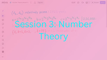 Prep Session 3: Number Theory (Last before AMC 10/12 B!)