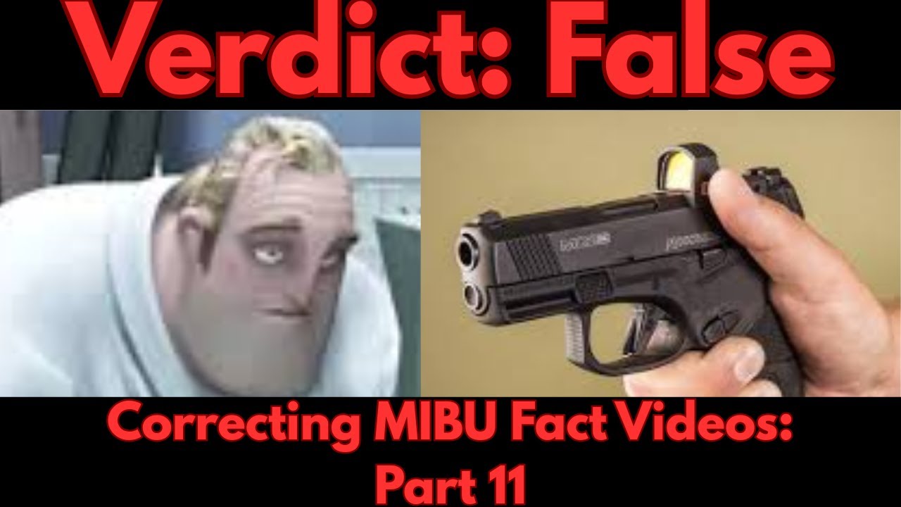 Correcting MIBU Fact Videos - PDLD's new Mr. Incredible Becoming Uncanny Disturbing Facts video