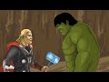 Thor vs hulk  flipaclip animation
